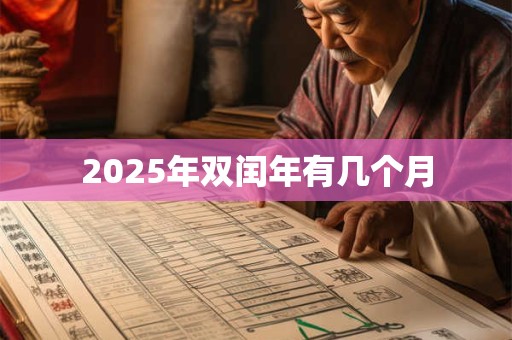 2025年双闰年有几个月