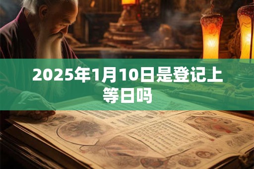 2025年1月10日是登记上等日吗 2025年1月10日是登记上等日吗
