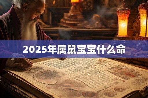 2025年属鼠宝宝什么命 2025年属鼠宝宝什么命