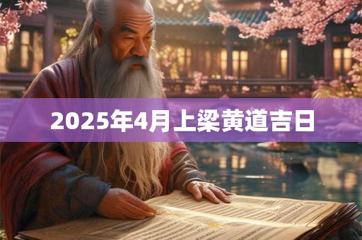 2025年4月上梁黄道吉日 2025年4月上梁黄道吉日