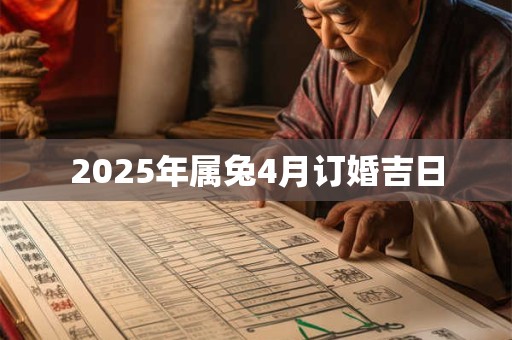 2025年属兔4月订婚吉日 2025年属兔4月订婚吉日