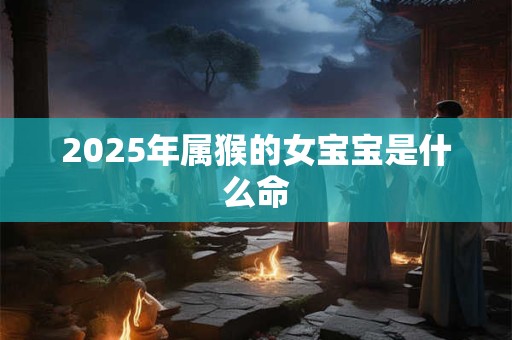 2025年属猴的女宝宝是什么命 2025年属猴的女宝宝是什么命