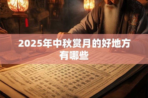 2025年中秋赏月的好地方有哪些 2025年中秋赏月的好地方有哪些