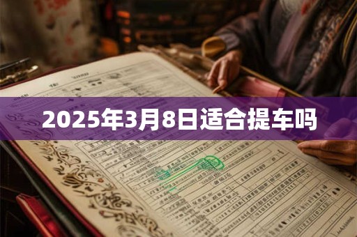 2025年3月8日适合提车吗 2025年3月8日适合提车吗