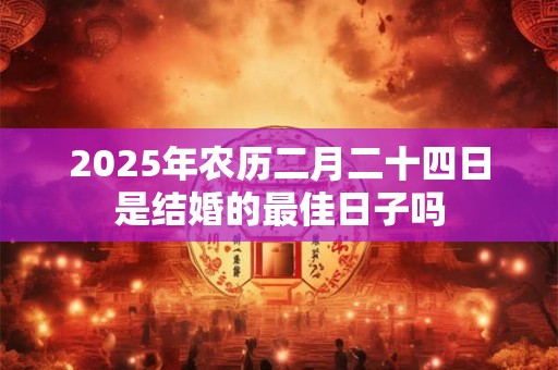 2025年农历二月二十四日是结婚的最佳日子吗 2025年农历二月二十四日是结婚的最佳日子吗