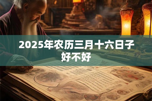 2025年农历三月十六日子好不好 2025年农历三月十六日子好不好