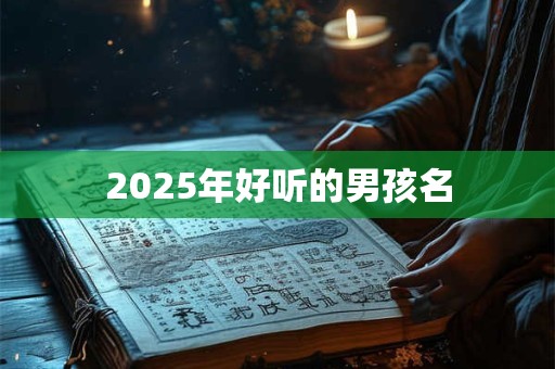 2025年好听的男孩名 2025年好听的男孩名