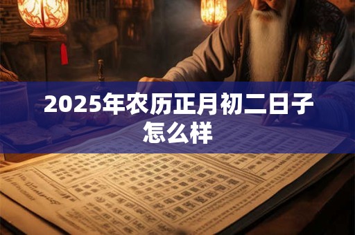 2025年农历正月初二日子怎么样 2025年农历正月初二日子怎么样