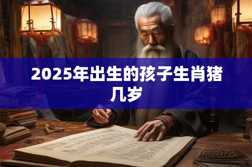 2025年出生的孩子生肖猪几岁