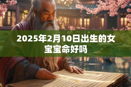 2025年2月10日出生的女宝宝命好吗 2025年2月10日出生的女宝宝命好吗