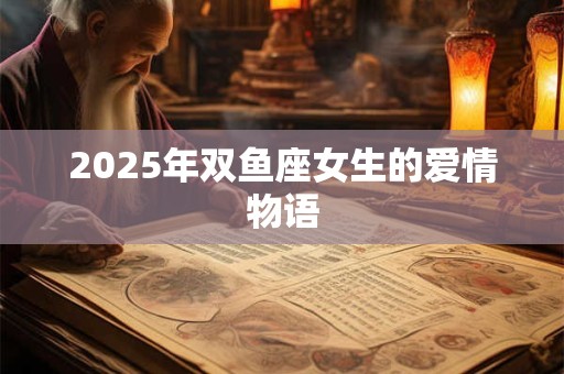 2025年双鱼座女生的爱情物语