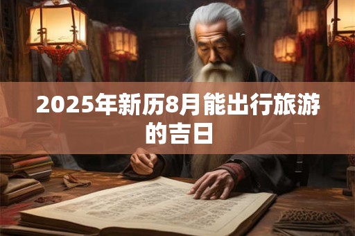 2025年新历8月能出行旅游的吉日 2025年新历8月能出行旅游的吉日