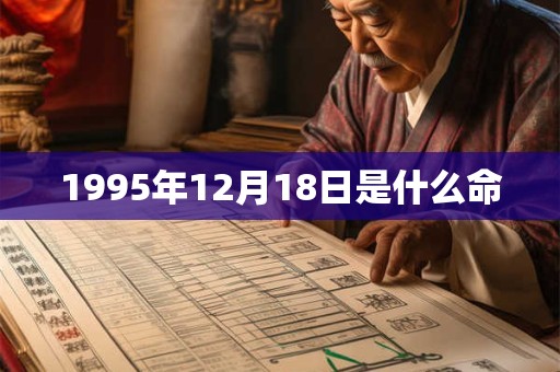 1995年12月18日是什么命 1995年12月18日是什么命