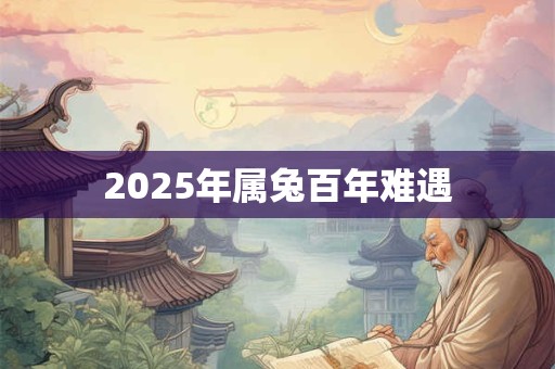 2025年属兔百年难遇 2025年属兔百年难遇