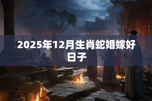 2025年12月生肖蛇婚嫁好日子