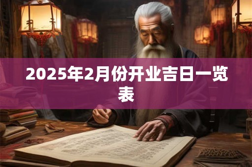 2025年2月份开业吉日一览表 2025年2月份开业吉日一览表