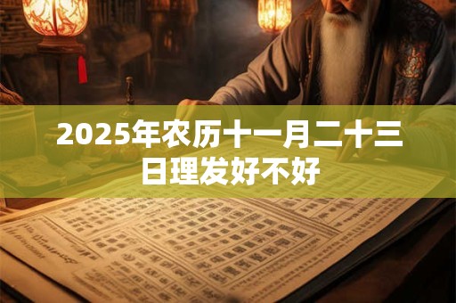 2025年农历十一月二十三日理发好不好 2025年农历十一月二十三日理发好不好