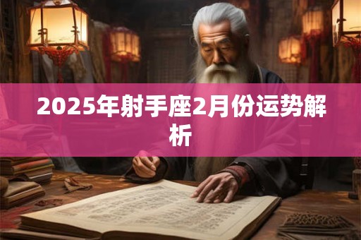 2025年射手座2月份运势解析 2025年射手座2月份运势解析