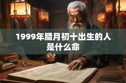 1999年腊月初十出生的人是什么命 1999年腊月初十出生的人是什么命