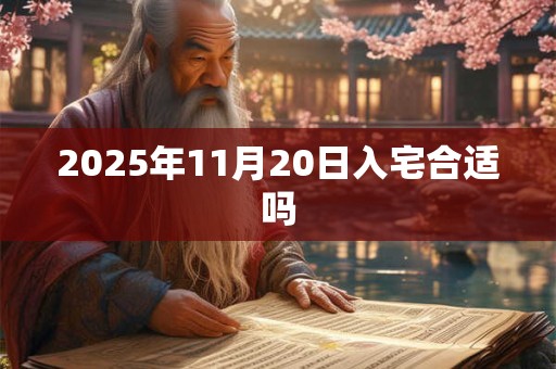 2025年11月20日入宅合适吗