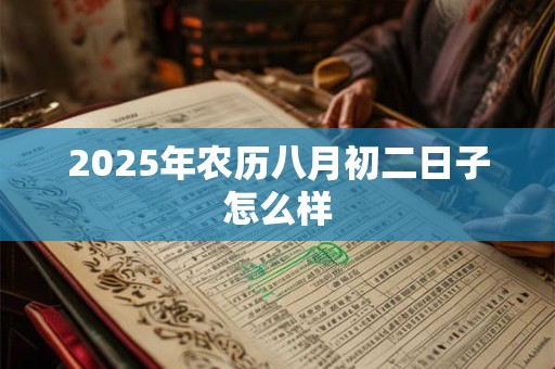 2025年农历八月初二日子怎么样 2025年农历八月初二日子怎么样