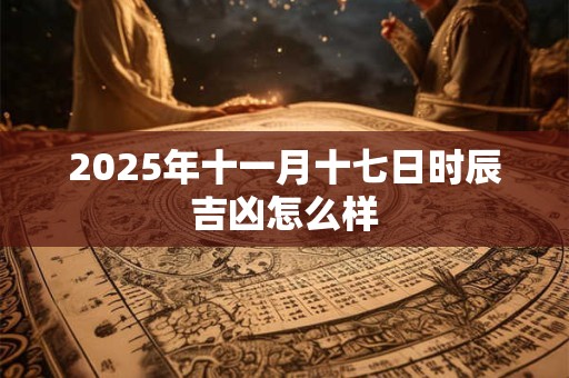 2025年十一月十七日时辰吉凶怎么样 2025年十一月十七日时辰吉凶怎么样