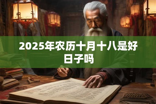 2025年农历十月十八是好日子吗 2025年农历十月十八是好日子吗