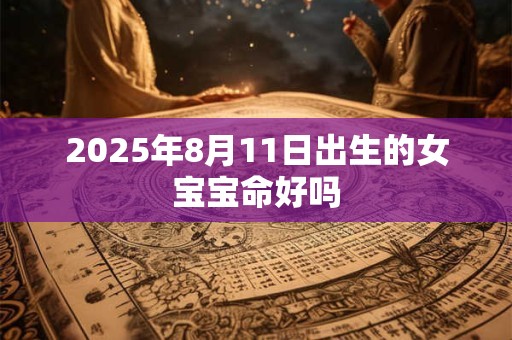 2025年8月11日出生的女宝宝命好吗