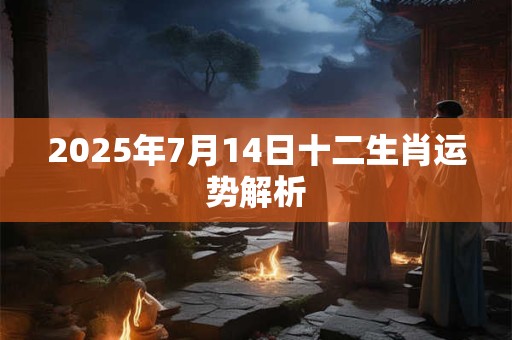 2025年7月14日十二生肖运势解析 2025年7月14日十二生肖运势解析