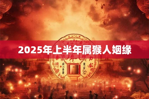2025年上半年属猴人姻缘