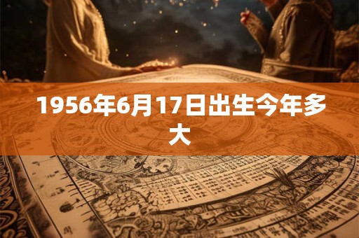 1956年6月17日出生今年多大 1956年6月17日出生今年多大