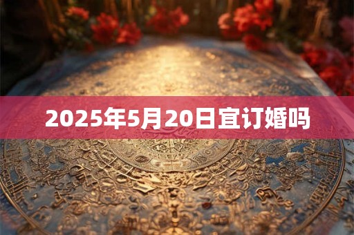 2025年5月20日宜订婚吗 2025年5月20日宜订婚吗