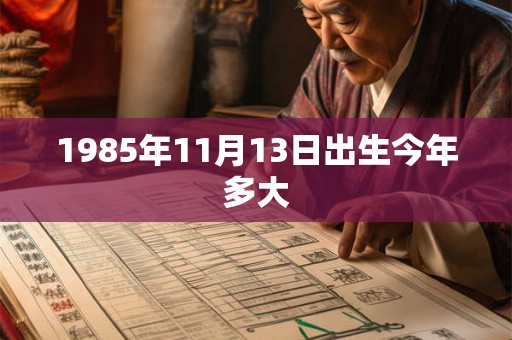 1985年11月13日出生今年多大