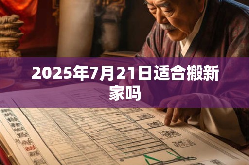 2025年7月21日适合搬新家吗 2025年7月21日适合搬新家吗