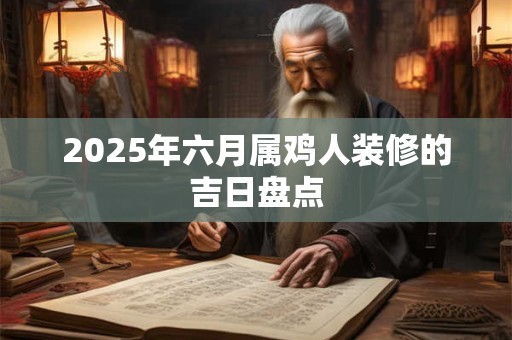 2025年六月属鸡人装修的吉日盘点 2025年六月属鸡人装修的吉日盘点