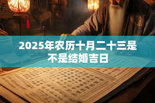 2025年农历十月二十三是不是结婚吉日 2025年农历十月二十三是不是结婚吉日