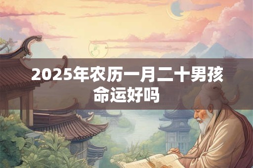 2025年农历一月二十男孩命运好吗 2025年农历一月二十男孩命运好吗