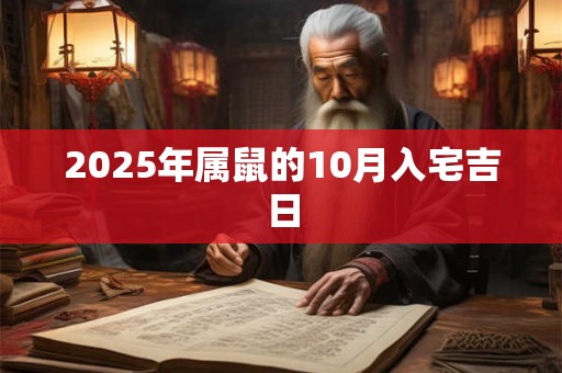 2025年属鼠的10月入宅吉日 2025年属鼠的10月入宅吉日