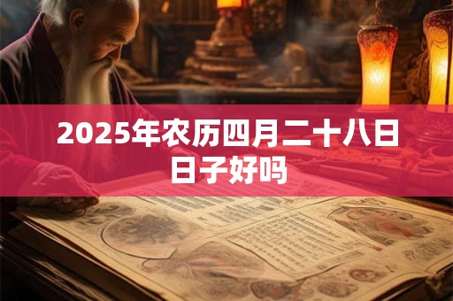 2025年农历四月二十八日日子好吗 2025年农历四月二十八日日子好吗