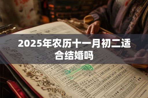 2025年农历十一月初二适合结婚吗 2025年农历十一月初二适合结婚吗
