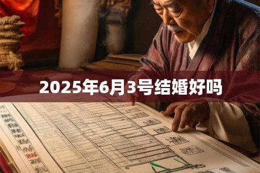 2025年6月3号结婚好吗 2025年6月3号结婚好吗