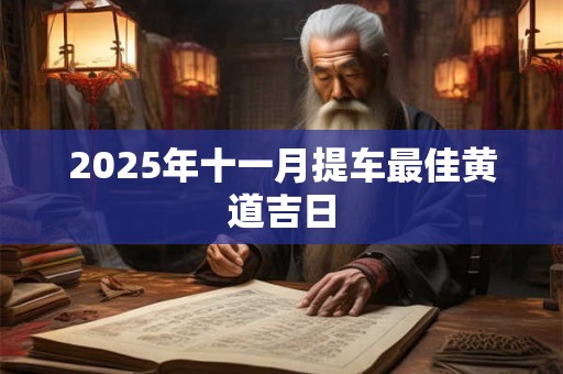 2025年十一月提车最佳黄道吉日 2025年十一月提车最佳黄道吉日