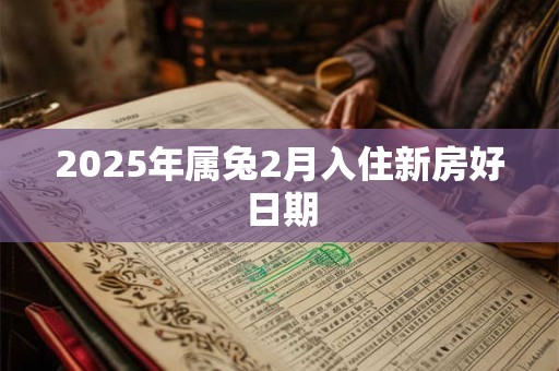 2025年属兔2月入住新房好日期 2025年属兔2月入住新房好日期