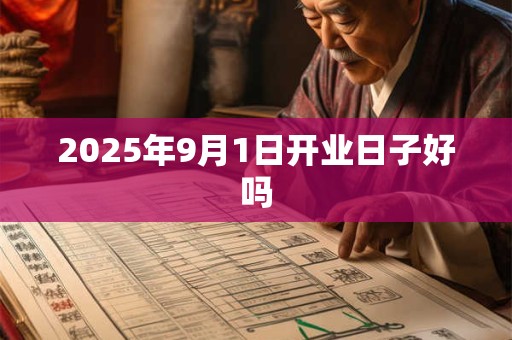 2025年9月1日开业日子好吗 2025年9月1日开业日子好吗