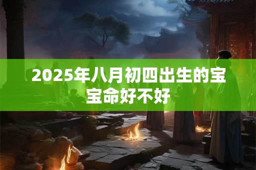 2025年八月初四出生的宝宝命好不好 2025年八月初四出生的宝宝命好不好
