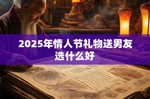 2025年情人节礼物送男友选什么好 2025年情人节礼物送男友选什么好