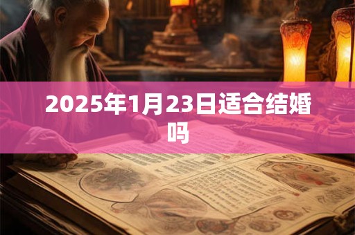 2025年1月23日适合结婚吗 2025年1月23日适合结婚吗