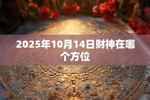 2025年10月14日财神在哪个方位 2025年10月14日财神在哪个方位