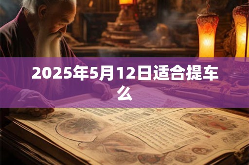 2025年5月12日适合提车么 2025年5月12日适合提车么