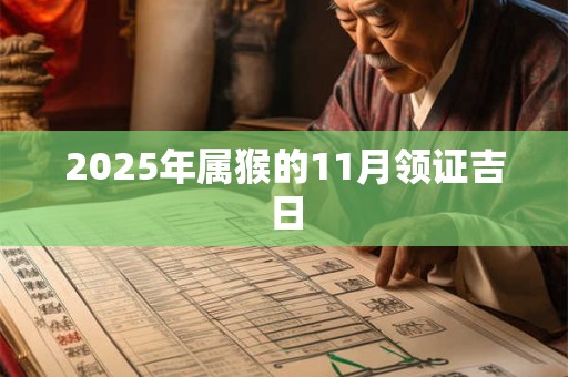 2025年属猴的11月领证吉日 2025年属猴的11月领证吉日